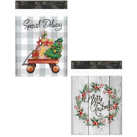 Other - (50) Christmas Poly Mailers 10”x13”
